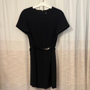 H&M Black Mini Dress with Belt